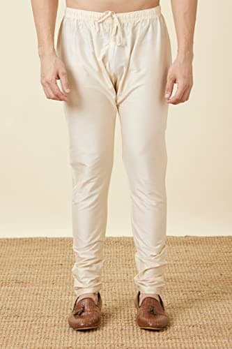 Manyavar Men Art Silk Self Design Full Sleeves Knee Length Kurta Set L WINE - Image 5