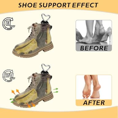 Msentuo Shoe Stretchers Men Women,Boot Stretcher men women adjustable length and wide feet (YELLOW, L (Wm's 11-14;men's 10-14)) - Image 7