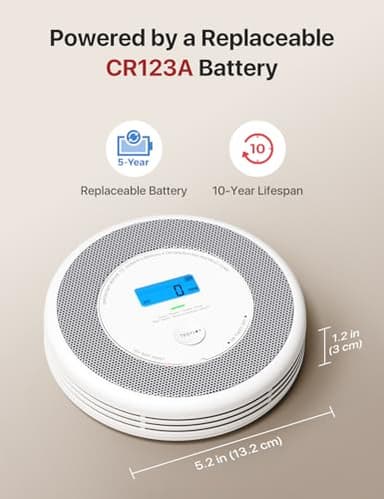 X-Sense Combination Smoke and Carbon Monoxide Detector with Voice Location, Interconnected Smoke Detector Carbon Monoxide Detector Combo with Base Station (Included), Model XP0A-MR31 - Image 2