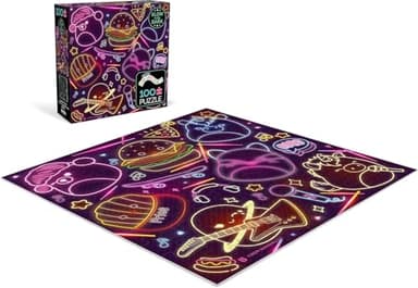 Buffalo Games - Glow in The Dark - Squishmallow Neon Lights - 100 Piece Jigsaw Puzzle - Image 4