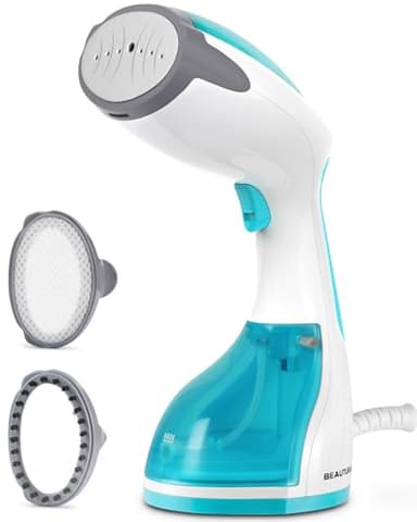 BEAUTURAL Steamer for Clothes, Portable Handheld Garment Fabric Wrinkles Remover, 30-Second Fast Heat-up, Auto-Off, Large Detachable Water Tank - Image 1