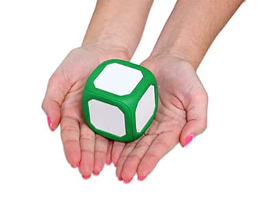 Learning Advantage Write-On Wipe-Off Dice - 2" - Set of 4 - Magnetic Dry Erase Dice - Image 2
