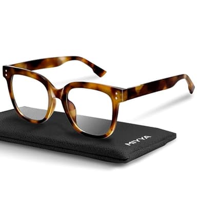 miyya Blue Light Glasses for Women – Oversized UV & Blue Light Blocker Chunky Frames, All-Day Comfort, Stylish Eyewear - Image 1
