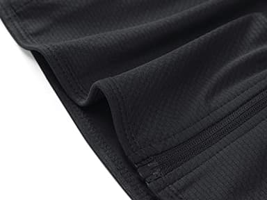 MAGCOMSEN Women's UPF 50+ Lightweight Athletic Jacket Sun Protection Full Zip Long Sleeve Shirts Hiking Outdoor Pockets Black XL - Image 7