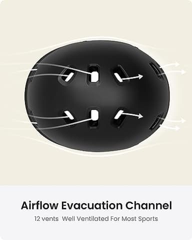 OutdoorMaster Skateboard Cycling Helmet-Beetles Snug,Bike Helmet for Adults, Youth & Kids-Two Removable Liners Ventilation Multi-Sport Commuter Scooter Roller Skate Inline Skating Longboard - Image 4