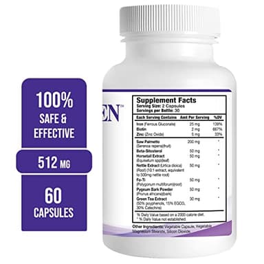 Propidren by HairGenics - DHT Blocker & Hair Growth Capsules to Prevent Hair Loss & Stimulate Hair Follicles, to Stop Hair Loss & Regrow Hair. Proprietary Anti-Hair Loss & Hair Regrowth Treatment. - Image 2