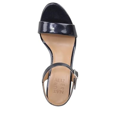 Naturalizer Womens Bristol Ankle Strap Block Heel Dress Sandal Midnight Blue Patent 8.5 M - Image 5