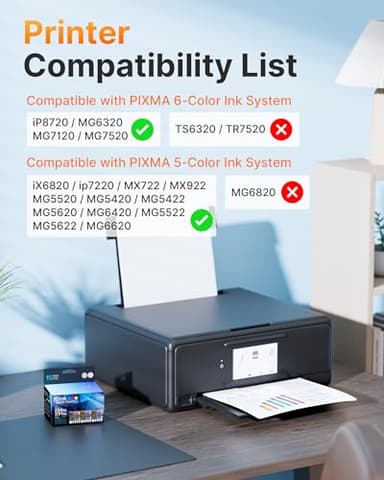 E-Z Ink Compatible Ink Cartridges Replacement for Canon 250 251 XL PGI-250XL CLI-251XL to use with PIXMA MX922 MX920 IX6820 MG5520 MG7520 IP8720 MG6620 MG6320 MG7120 (15 Pack) - Image 2