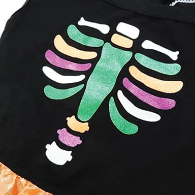 Best Furry Friends Dress for Dogs, Skeleton, Large - Image 5