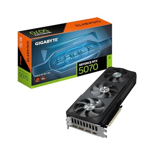 GIGABYTE GeForce RTX 5070 Eagle OC SFF 12G Graphics Card, 12GB 192-bit GDDR7, PCIe 5.0, WINDFORCE Cooling System, GV-N5070EAGLE OC-12GD Video Card - Image 1