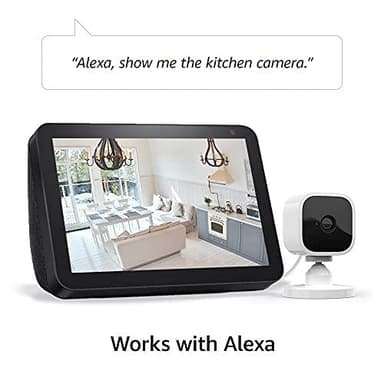 Blink Mini - Compact indoor plug-in smart security camera, 1080p HD video, night vision, motion detection, two-way audio, easy set up, Works with Alexa – 1 camera (White) - Image 4