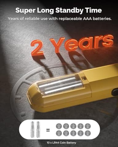 Tire Pressure Gauge Digital 200 PSI, HYVOHEX Tire Gauges for Tire Pressure with AAA Batteries, Visual LED Display Tire Gauge with Backlight, Digital Tire Gauge for Car Truck Motorcycle Bicycle - Image 3