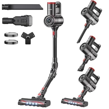 RONEAIR Cordless Vacuum Cleaner with Back-Saving&Self-Standing,Upright Vacuum Cleaners for Home,Anti-Tangle,Powerful Suction,Stick Vacuum Cordless Rechargeable for Hard Floors,Carpets,Pet Hair,Car - Image 1