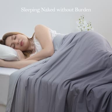 Marchpower Cooling Comforter Queen Size for Hot Sleepers, Lightweight Silky Soft Summer Cooling Blanket, Gradient Comforter - Image 5