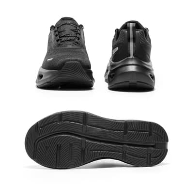 NORTIV 8 Men's Comfortable Walking Shoes MovePropel Athletic Breathable Gym Workout Tennis Jogging Cross Training Non Slip Fashion Running Sneakers,Size 11,All Black,SNWS247M - Image 6
