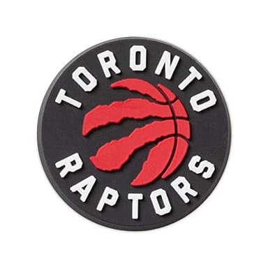 Crocs NBA Shoe Charms | Jibbitz, Toronto Raptors, One Size - Image 1
