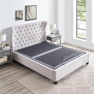 Naomi Home Idealbase Queen Adjustable Bed Base with Massage, USB Ports, Under-Bed Light, Wireless Remote, 800 lb Capacity, Gray Metal Frame, Easy Assembly for Enhanced Comfort and Relaxation - Image 7