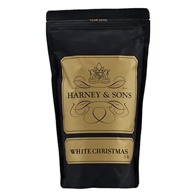 Harney & Sons White Christmas Tea | 16 ounce loose, White Tea with Almond, Vanilla and Cardamom - Image 3