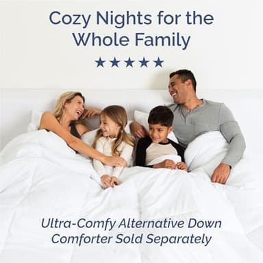 Full Size 4 Piece Sheet Set - Comfy Breathable & Cooling Bed Sheets Set - Hotel Luxury Bedding for Women, Men, Kids, Teens, Boys & Girls - Deep Pockets, Ultra-Soft and Wrinkle Free - Oeko-Tex - White - Image 8