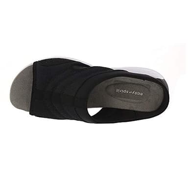 Easy Spirit Women's Traciee2 Slide Sandal, Black 001, 9.5 Wide - Image 2