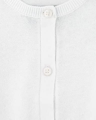 The Children's Place baby girls And Toddler Bow Pocket Cardigan Sweater, White, 4T US - Image 2