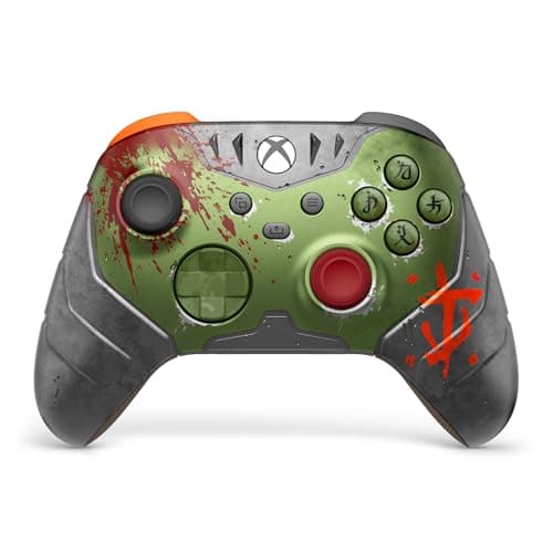 Xbox Wireless Controller – DOOM: The Dark Ages Limited Edition Series X|S, One, PCs, and Cloud-Enabled Devices (Renewed) - Image 1