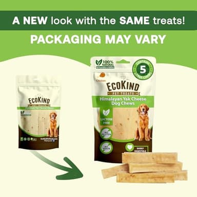 EcoKind Premium Gold Yak Cheese Himalayan Dog Chews, Healthy Dog Treats for Small Dogs, All Natural, High Protein Dog Chew, Chicken, Small - 8 Chews - Image 3