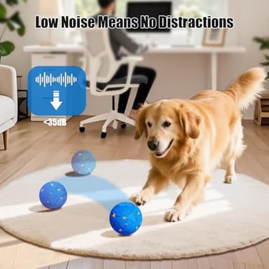 Shapana Interactive Dog Ball, Smart Dog Toy for Medium and Large Dogs, Automatic Moving, Rotating & Bouncing, E-TPU Material, IP54 Waterproof, Motion-Activated Dog Stimulation Toy to Keep Them Busy - Image 8