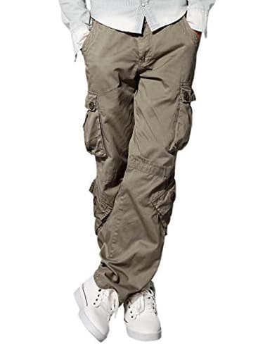 Match Men's Wild Cargo Pants (3357 Light Coffee, 34) - Image 1