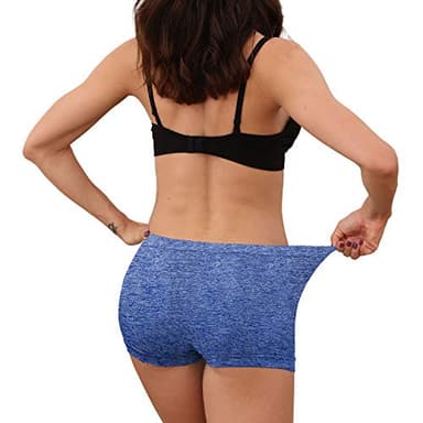 R RUXIA Women's Boyshort Panties Seamless Nylon Underwear Stretch Boxer Briefs 5 Pack - Image 4
