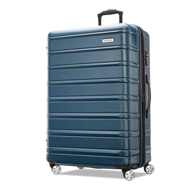 Samsonite Omni 2 28-Inch Large Checked Hardside Luggage with 360° Spinner Wheels - Scratch Resistant Hardshell - TSA Lock - Expandable Polycarbonate Shell for Lightweight Travel - Nova Teal - Image 1