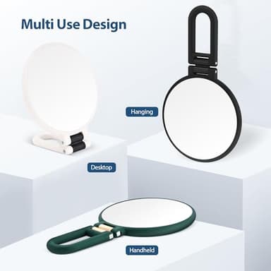 B Beauty Planet 30X Magnifying Mirror, Hand Mirror with Handle, Double Sided Hand Mirror with 30X/1X Magnification, Travel Essential Portable Foldable Makeup Mirror for Precision Makeup Black - Image 6