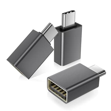 Basesailor USB C to USB Adapter 3Pack,USBC Male to A Female 3.0 OTG MacBook Pro/Air Adapter,Type C Thunderbolt 4 3 Converter for Apple iPhone 17 16 15,Mac,iPad,Microsoft Surface,Samsung Galaxy S25 S24 - Image 1