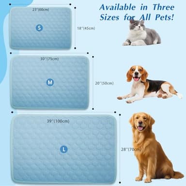 Upgraded Self-Cooling Mat for Dogs & Cats - Thicken Washable, Non-Toxic, Foldable & Non-Slip Dog Cooling mat Pet Cooling Pad for Indoor, Outdoor, Car Kids and Adults Use- Perfect for Summer - Image 5
