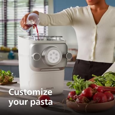 Philips 7000 Series Pasta Maker, ProExtrude Technology 150W, 8 discs, Perfect Mixing Technology, Preapre up to 8 Portions, HomeID App, White, (HR2660/03) - Image 5