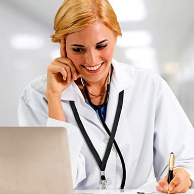 LOCONHA 50 Pack black lanyards Lanyards for Id Badges Lanyards Safety Badge Lanyard 36" with Swivel Hook … - Image 7