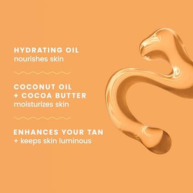 Hawaiian Tropic Dark Tanning Oil, 8oz | Moisturizing Body Oil with Cocoa Butter, Tan Enhancer, 8oz each Twin Pack - Image 5