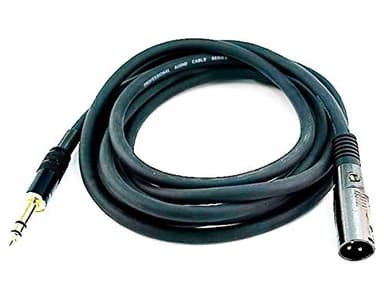 Monoprice 104765 35-Feet Premier Series XLR Male to 1/4-Inch TRS Male 16AWG Cable gold - Image 3