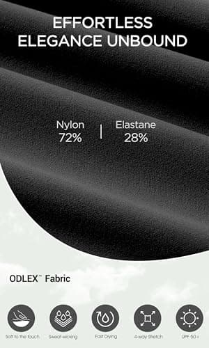 ODODOS Women's High Waisted Yoga Capris with Pockets,Tummy Control Non See Through Workout Sports Running Capri Leggings, Black,Medium - Image 6