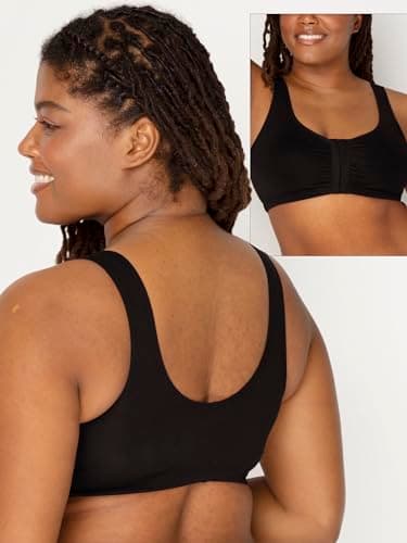 Fruit of the Loom Women's Front Close Builtup Sports Bra, Desert Dusk/Olive Night/Black, 38 - Image 4