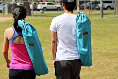 Nice C Adults Low Beach Chair, Sling, Folding, Portable, Concert, Kids, Boat, Sand Chair with Cup Holder & Carry Bag (2 Pack of Blue) - Image 5