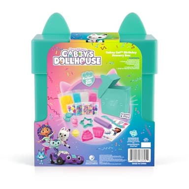 Canal Toys Gabby’s Dollhouse ™ Large Cakey Cat™ Birthday Sensory Box! Get Ready for a paw-Some Party by Sculpting Pretend Party Treats! Age 4+ - Image 4