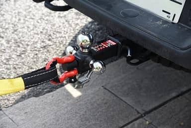 REYSUN Trailer Hitch Tri-Ball Hitch with Rotatoble Tow Shackle and Tow Hook, fits for 2-inch Receiver, Chrome Trailer Ball… - Image 7