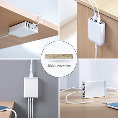 Anker Charger, 60W 6 Port USB Charging Station, PowerPort 6 Multi USB Charger for iPhone 14/13 Series, iPad Pro/Air/Mini, Galaxy S23/S22/S21, Note 20 Ultra, LG, HTC, and More - Image 8