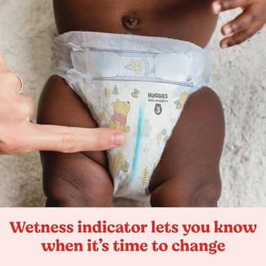 Huggies Little Snugglers Baby Diapers, Size 1 (8-14 lbs), 84 Ct, Newborn Diapers - Image 11