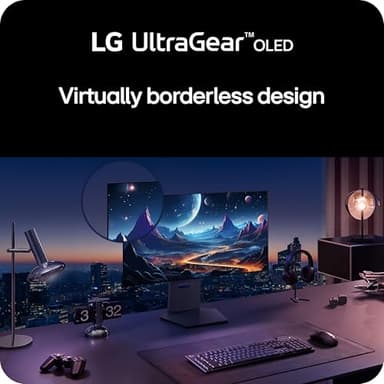 LG ‎32GS95UE 32-inch Ultragear OLED Gaming Monitor UHD 240Hz 0.03ms DisplayHDR True Black 400 AMD FreeSync Premium Pro NVIDIA G-Sync HDMI 2.1 DisplayPort Tilt/Height/Swivel Stand Black - Image 8