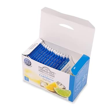 Ahmad Tea Black Tea, Cold Brew Lemon and Lime Teabags, Iced Tea, 20 ct (Pack of 1) - Caffeinated and Sugar-Free - Image 2