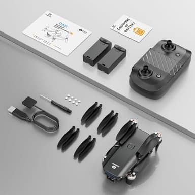 DEERC Drone with Camera 1080P, D20S FPV Mini Drones for Kids Adults Beginner; Foldable RC Quadcopter with Brushless Motor, 2 Batteries, Altitude Hold, Optical Flow, 3D Flips, Toy Gifts for Boys Girls - Image 8