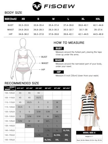 Fisoew Womens Summer Color Block Sweatshirt Dresses Short Sleeve V Neck Casual Oversized Patchwork Mini Dress - Image 6