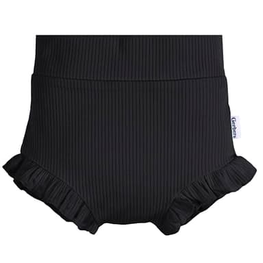 Gerber Baby Girls' 3-Pack Bubble Shorts, White - Image 2